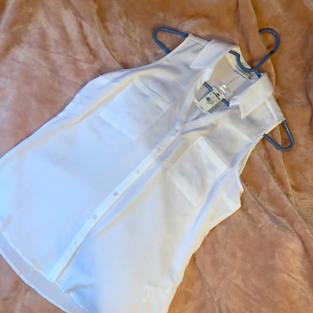 Express white blouse tank. Brand new never worn, tag still attached!